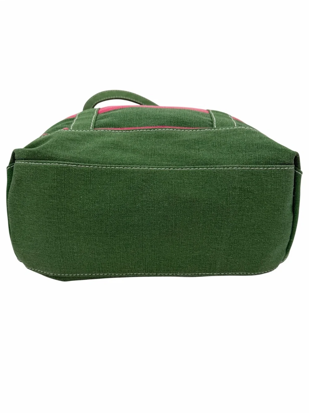 Goldie 7 Jeanne & Dineh Limited Edition Y2K Pink Green Striped Canvas Tote